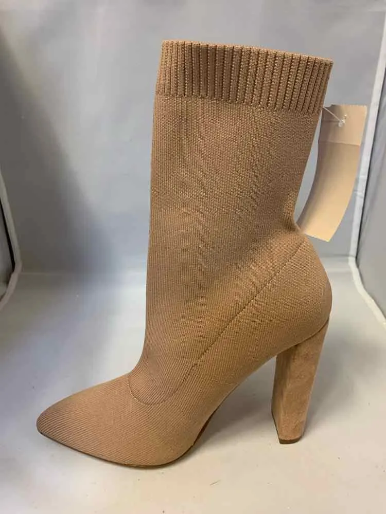 NWT SHOES 7 BLUSH RIBBED MID CALF BOOTS Boots