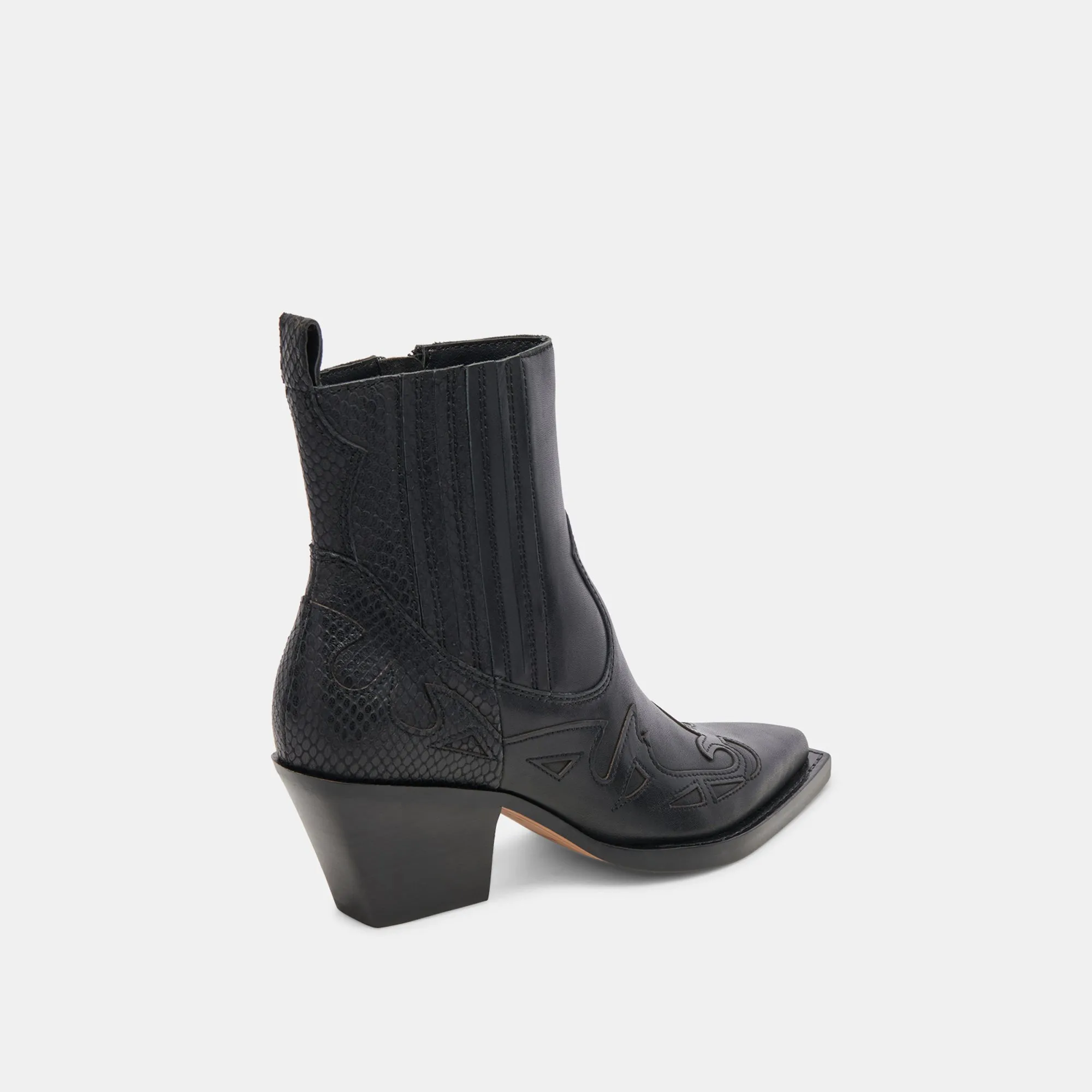 RAMSON BOOTIES BLACK LEATHER