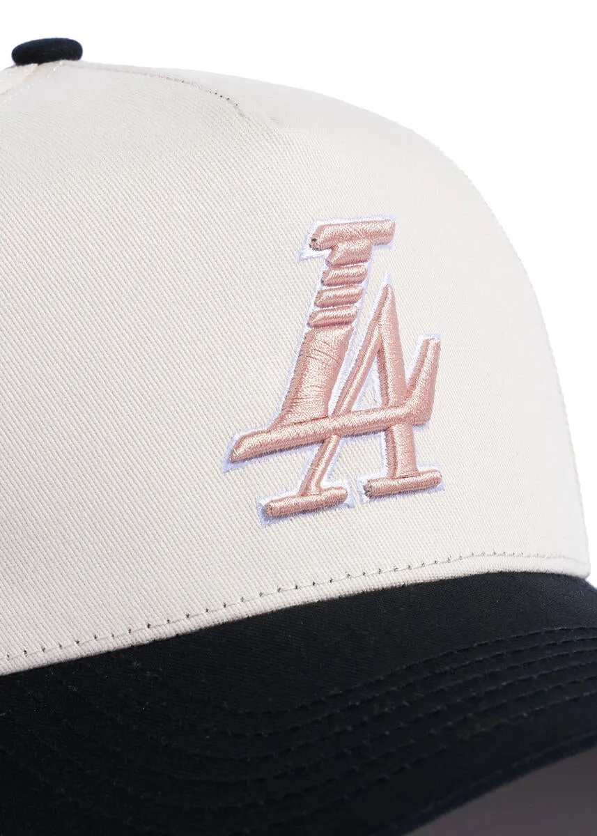 Reference PARADISE LA TRUCKER Hat (CREAM/BLK/PINK)