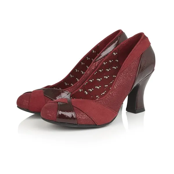 Ruby Shoo Lulu Russet Court Shoes