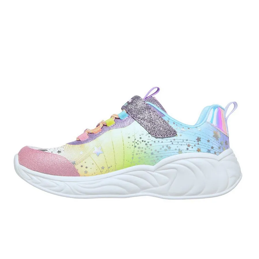 Skechers girls' sneakers S-Lights Unicorn Dreams 302311L/PRMT purple-multi