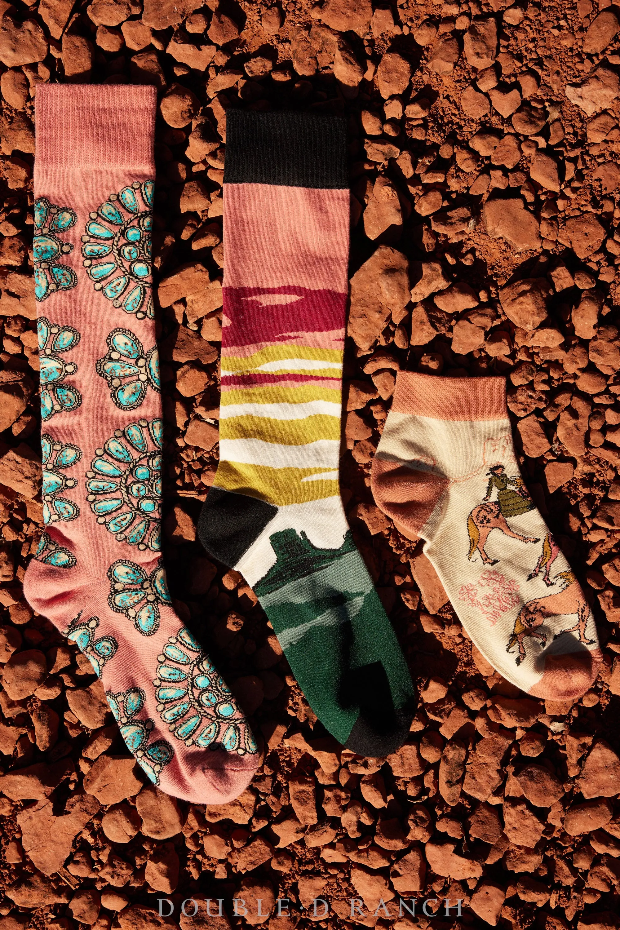 Socks, Monument Valley, 3 Pack, 191