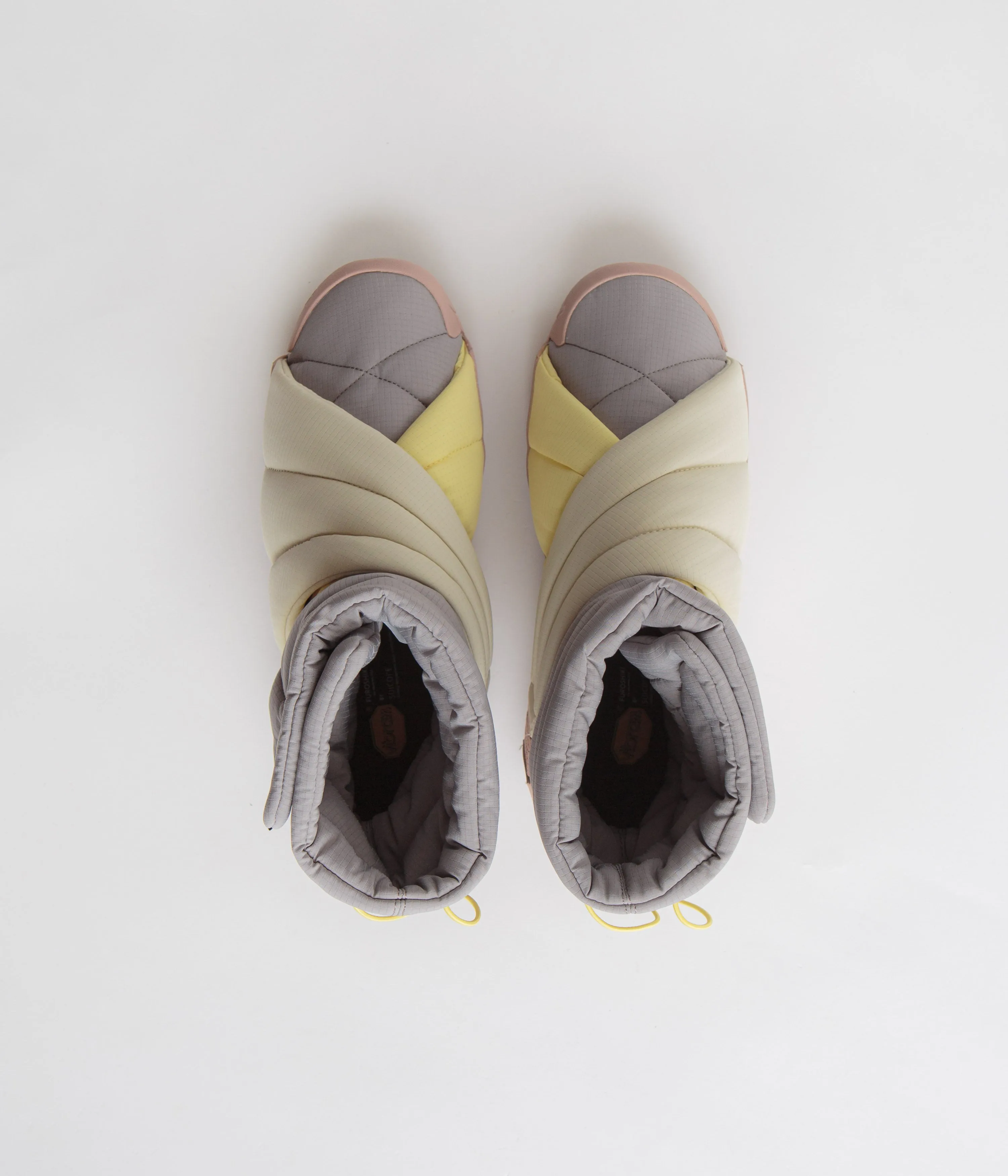 Suicoke Futon Hi Shoes - Grey Lemon