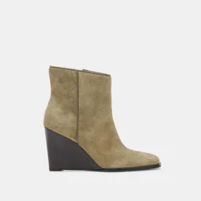 SUSANN BOOTIES MOSS SUEDE