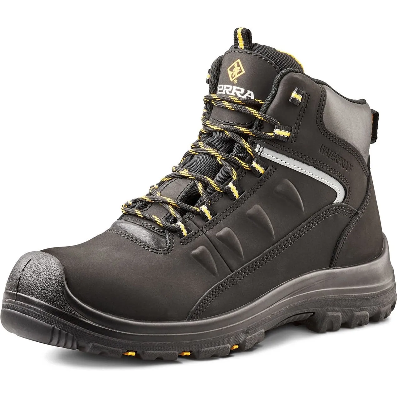 Terra Men's Findlay 6 Comp Toe WP Safety Work Boot -Black- R5205B