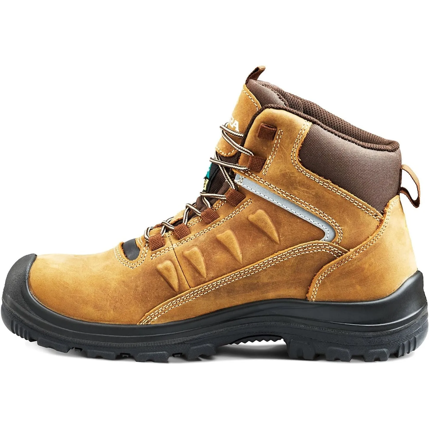 Terra Men's Findlay 6 Comp Toe WP Safety Work Boot -Brown- R5204B