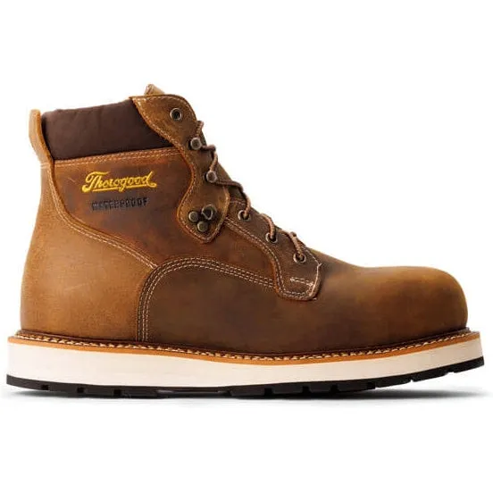 Thorogood Men's Iron River Series 6 CT Waterproof Work Boot -Brown- 804-4146