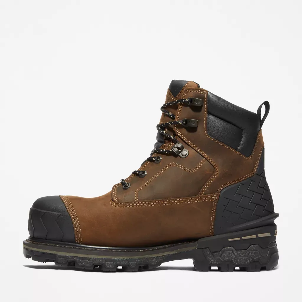 Timberland Pro Boondock HD 6" WP Comp Toe Work Boot -Brown- TB0A43GY214