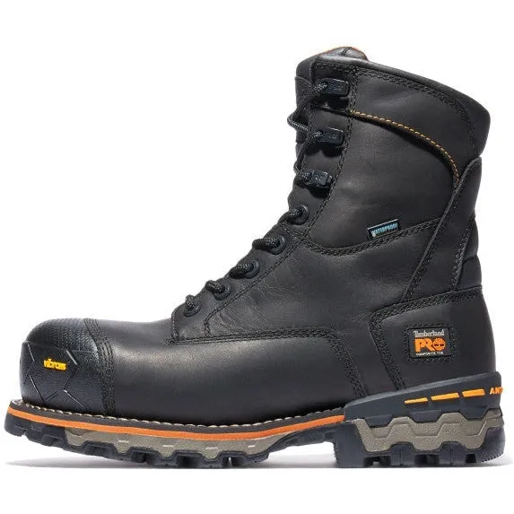 Timberland Pro Men's Boondock 8" Comp Toe WP Work Boot -Black- TB189645001