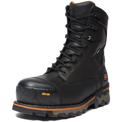 Timberland Pro Men's Boondock 8" Comp Toe WP Work Boot -Black- TB189645001