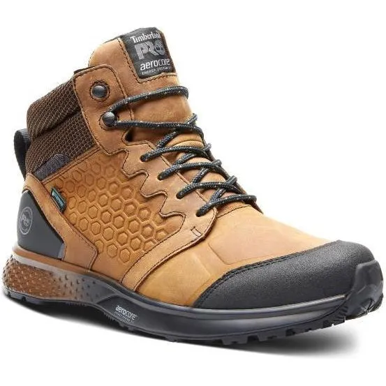 Timberland Pro Men's Reaxion Soft Toe WP Work Boot- Brown- TB1A27BG214