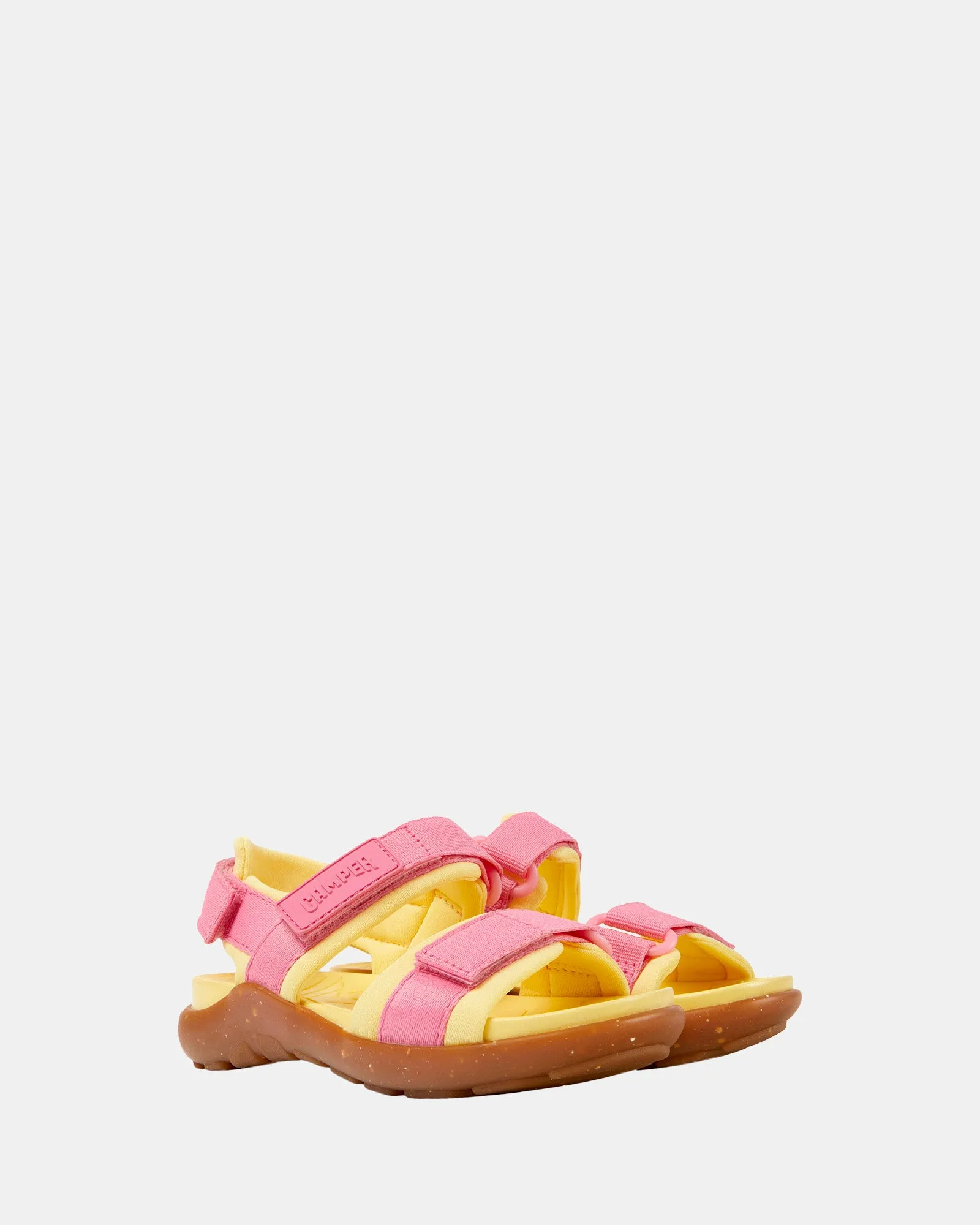 Wous Strap Sandal Youth Pink/Yellow